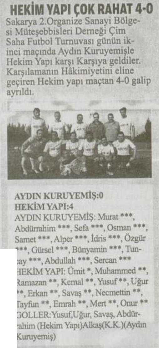 Bizim Sakarya صحيفة